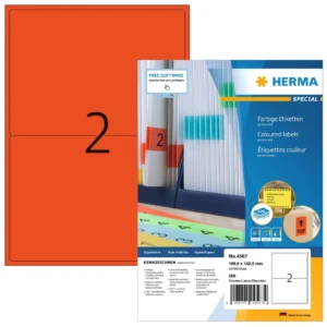 Herma etikett Special 199,6x143,5 röd (200)