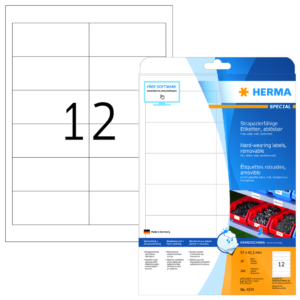 Herma etikett avtagbar vädertålig 97x42,3 (240)