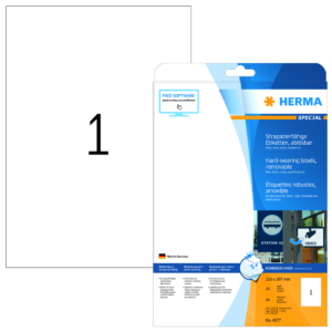 Herma etikett avtagbar vädertålig 210x297 (20)