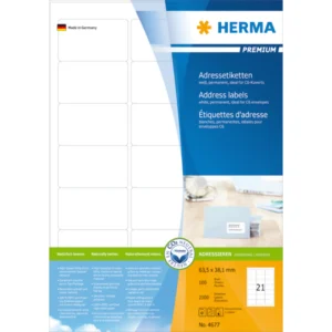 Herma etikett Premium 63,5x38,1 (2100)