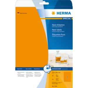 Herma etikett Special 210x297 neon orange (20)