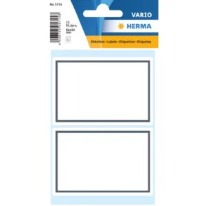 Herma stickers Vario skolbok grå ram (6)