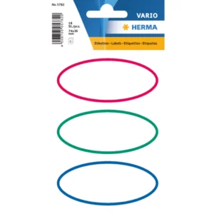 Herma stickers Vario skolboks oval ram (6)