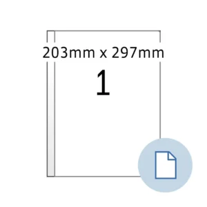 Herma label PE-Laser A4 203 x 297