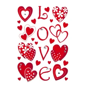 Herma stickers Magic hjärtan love (1)