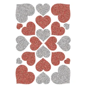 Herma stickers Magic glitter hjärtan (1)