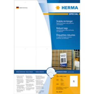 Herma etikett slitstark textil 70x148 (600)