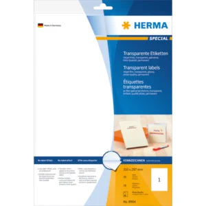 Herma etikett film Inkjet 210x297 transp glossy (10)