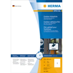 Herma etikett film extra tålig 210x297 (50)