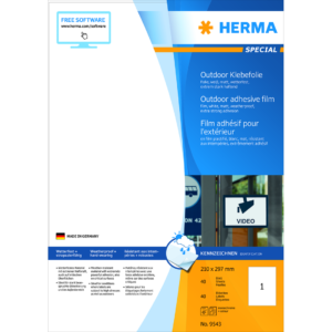 Herma etikett film extra tålig 210x297 (40)