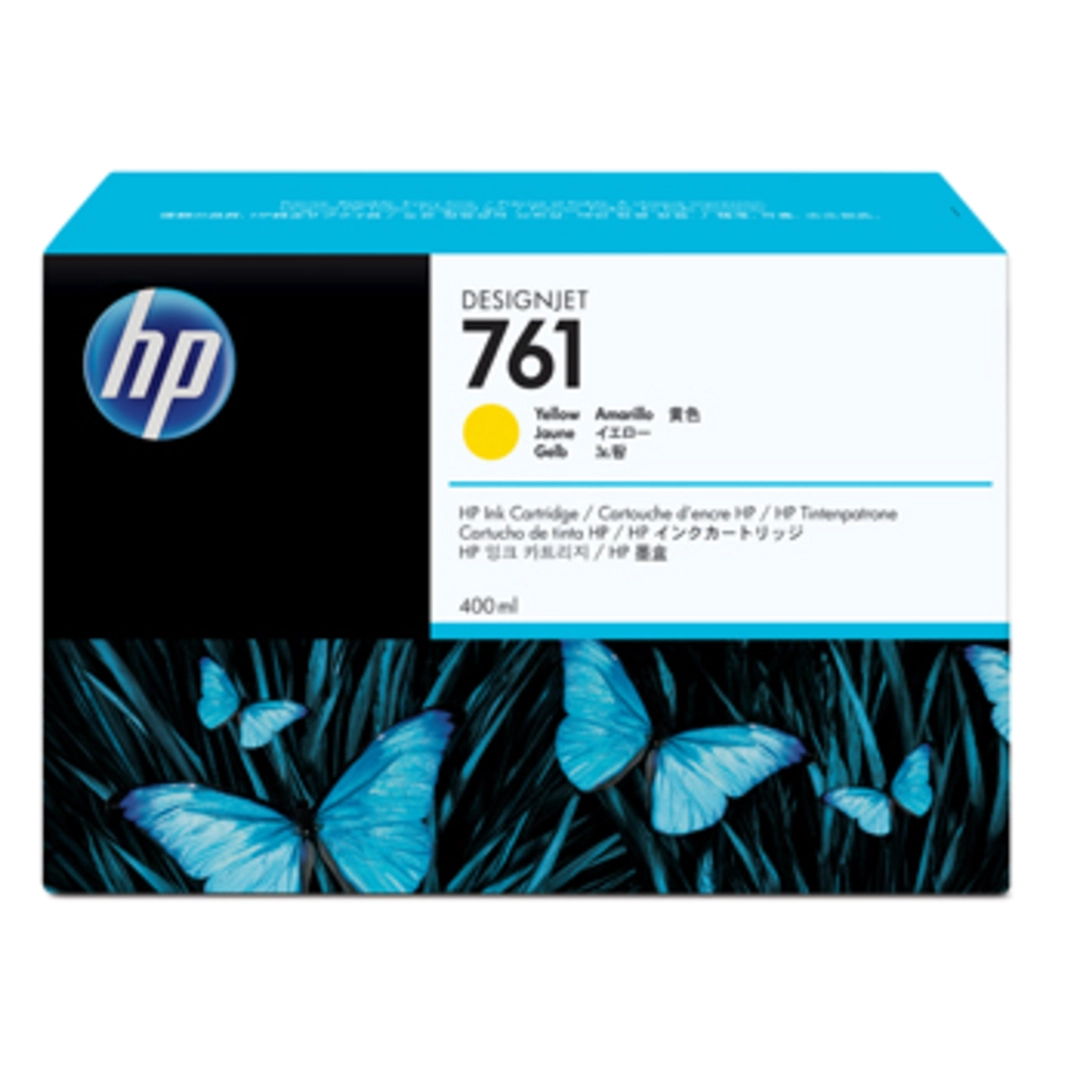 HP 761 yellow ink cartridge, 400ml