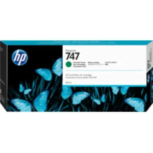 HP 747 Green Chromatic 300ml Ink Cartridge