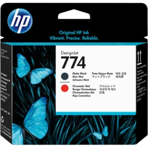HP 774 Matte Black/Chromatic Red Printhead