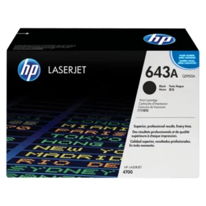 Color LaserJet 643A black toner