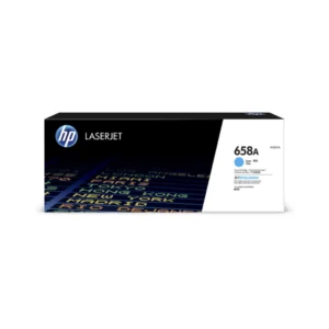 Color LaserJet 658A Cyan LaserJet Toner Cartridge 6K