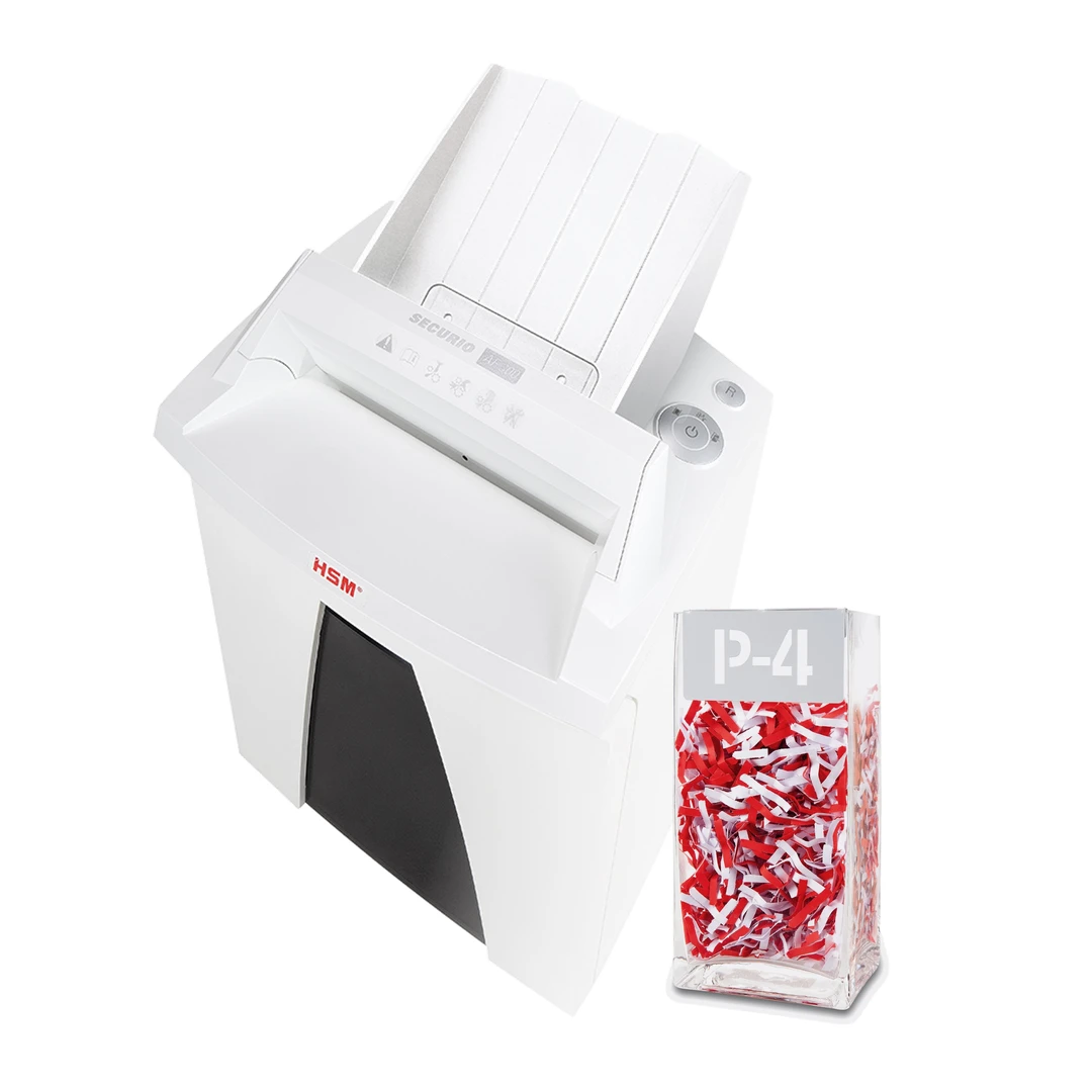 HSM SECURIO AF300 document shredder with automatic paper fee