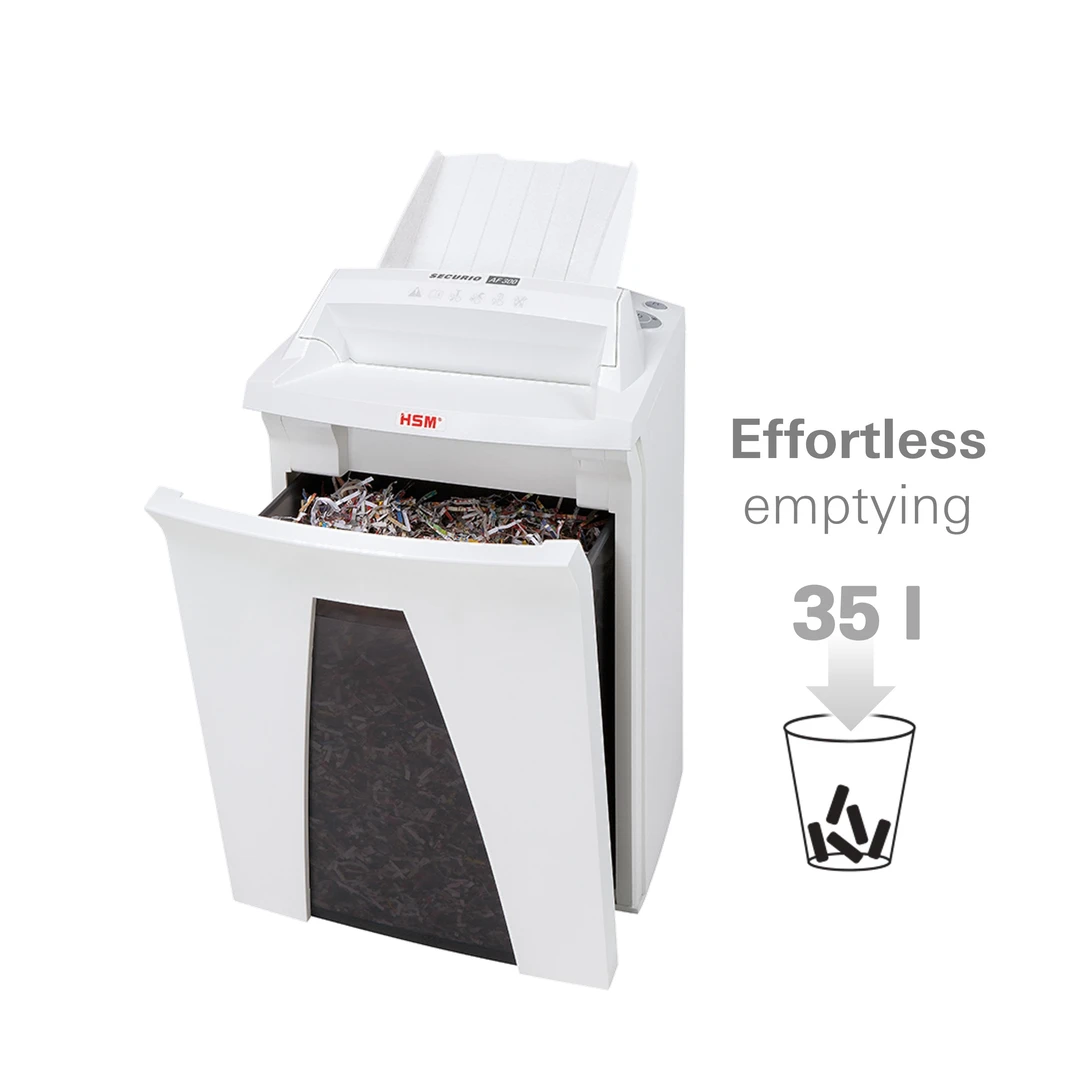 HSM SECURIO AF300 document shredder with automatic paper fee - Bild 3