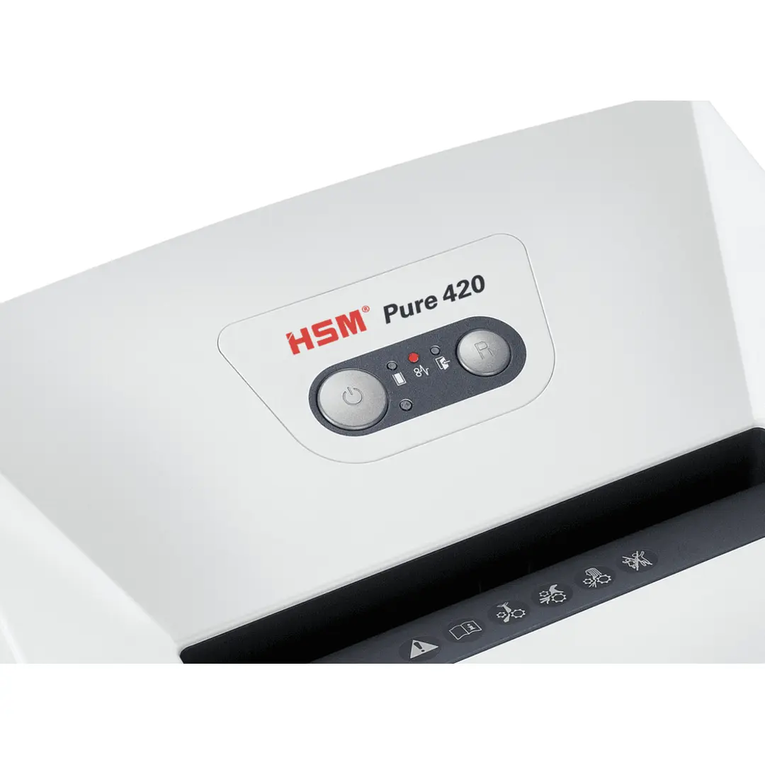 Pure shredder 420 1,9x15 cross cut P-5 white - Bild 2