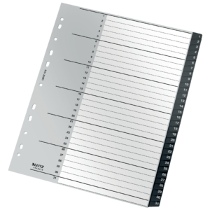 Register Leitz Recycle 1-31 A4 PP
