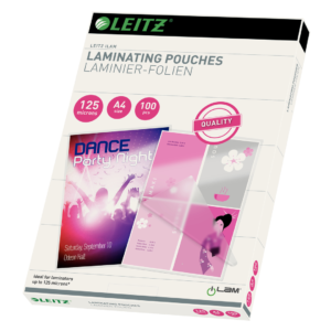 Laminat lågvärme A4 125 mic (100)