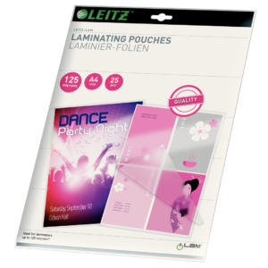 Laminat lågvärme A4 125 mic (25)