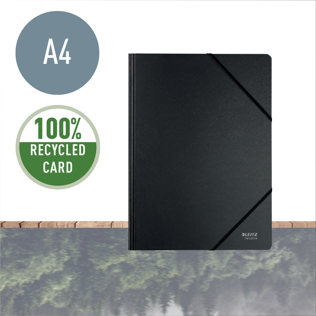 Snoddmapp Leitz Recycle A4 krt svart - Bild 2