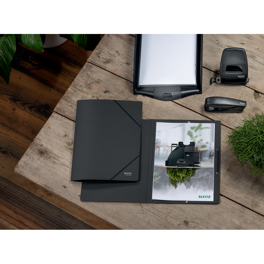 Snoddmapp Leitz Recycle A4 krt svart - Bild 4