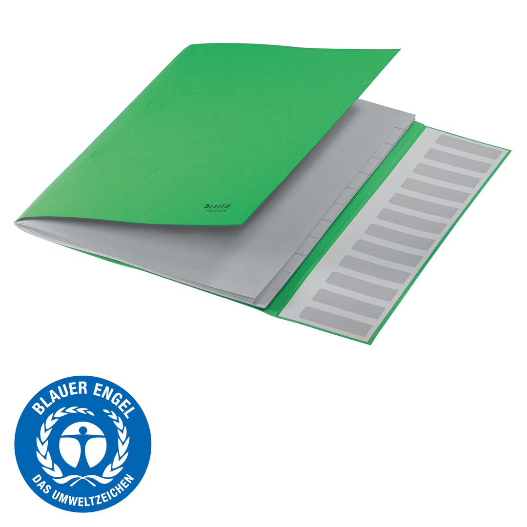 L:Recycle Sorteringsmapp 12-del.krt grön - Bild 4