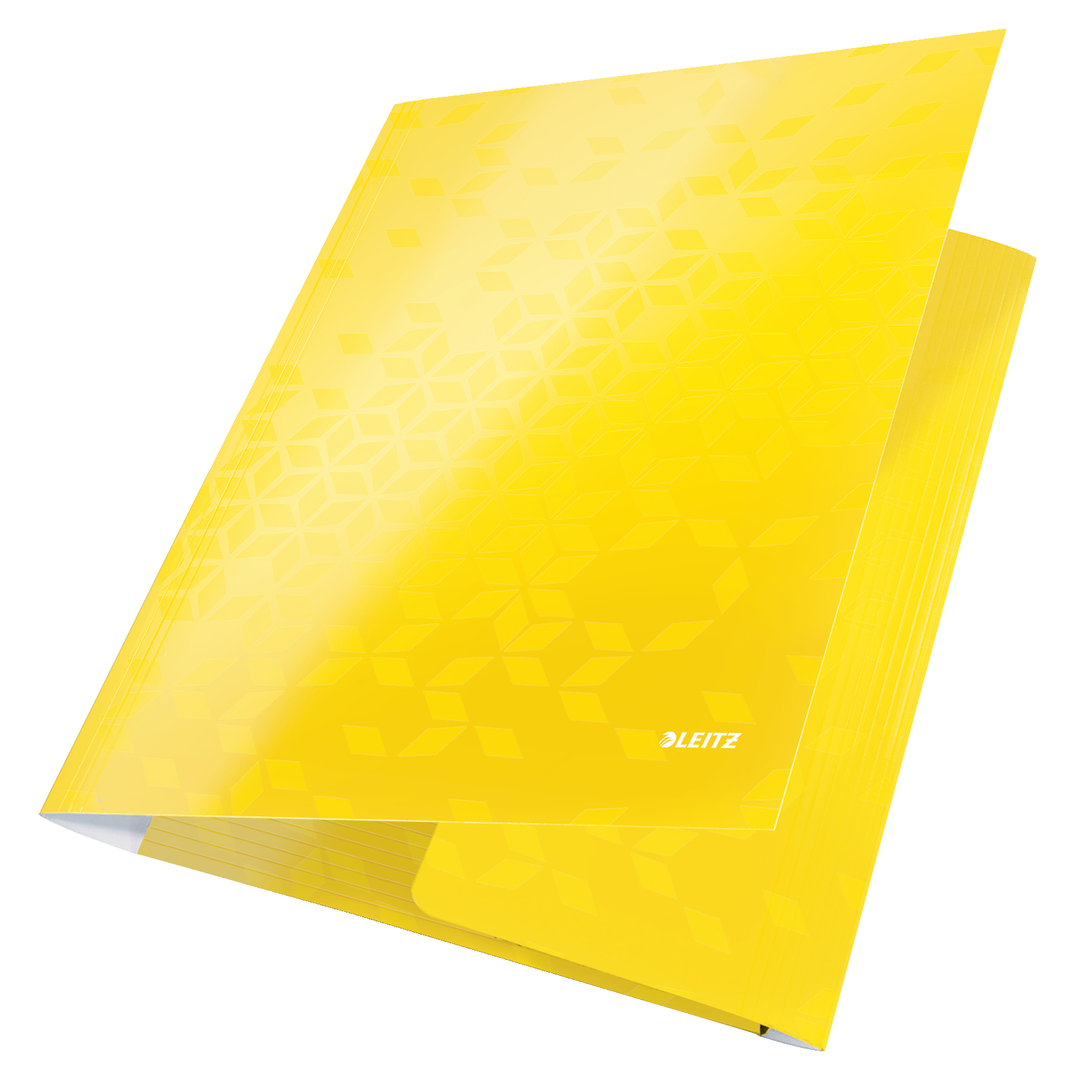 3-klaff snoddmapp Leitz WOW krt A4 gul - Bild 2