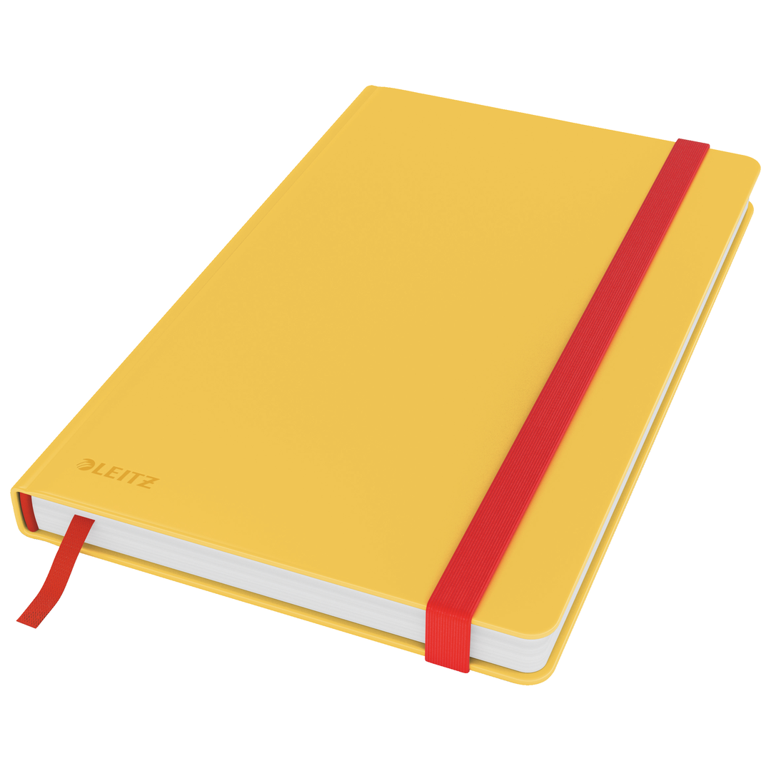 Anteckningsbok Leitz Cosy HC M, ruta Gul
