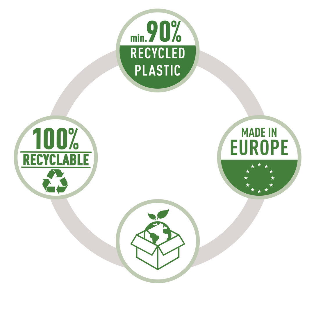 Leitz Recycle Demopärm PP 20 fick. blå - Bild 2