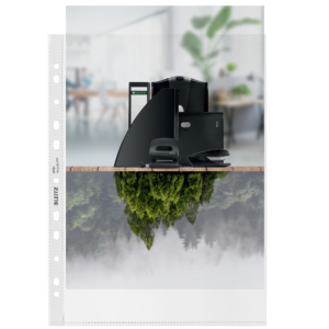 Ficka Leitz recycle A4 klar präglad 100