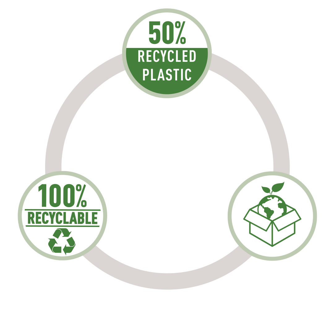 Leitz Recycle Hålslag 2h/10ark EU blå - Bild 3