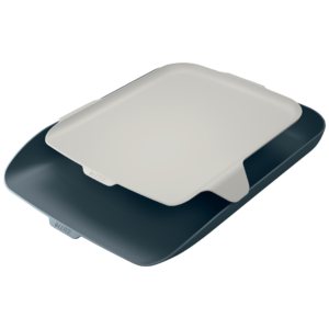 Letter Tray+Organizer Cosy velvet grey