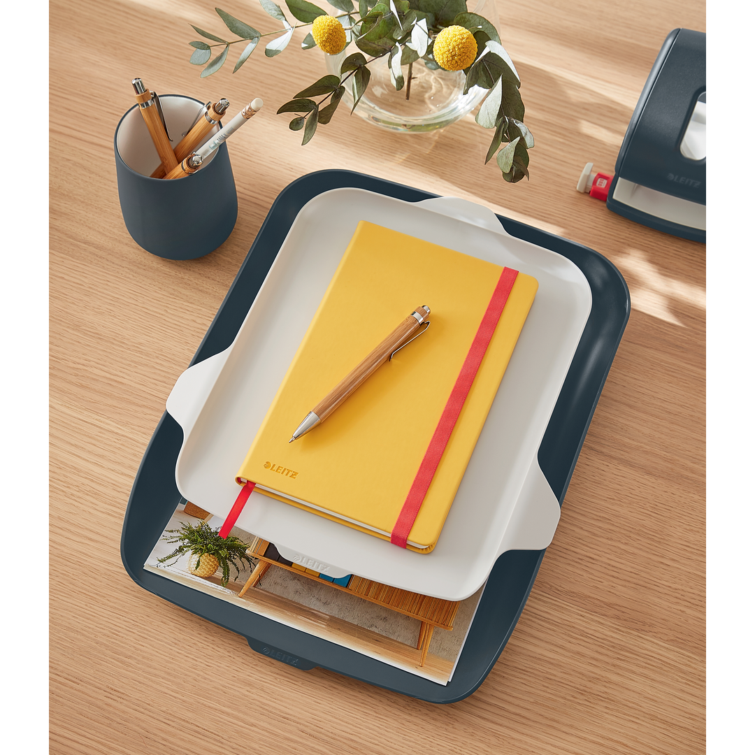 Letter Tray+Organizer Cosy velvet grey - Bild 2
