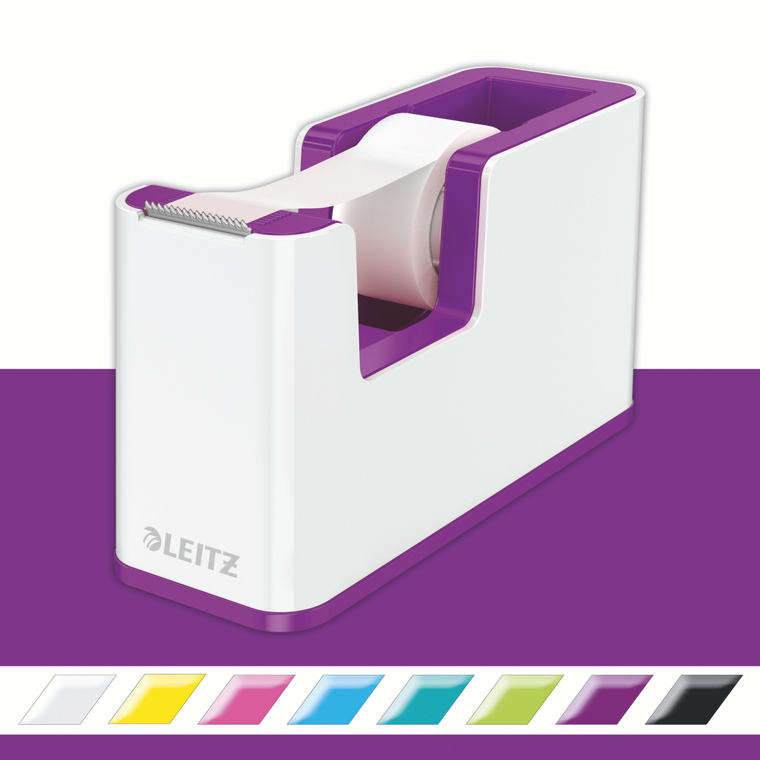 Tejpdispenser m tejp WOW vit/lila - Bild 2