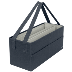 Leitz Office-in-a-bag-väska stor tyg Mörkgrå