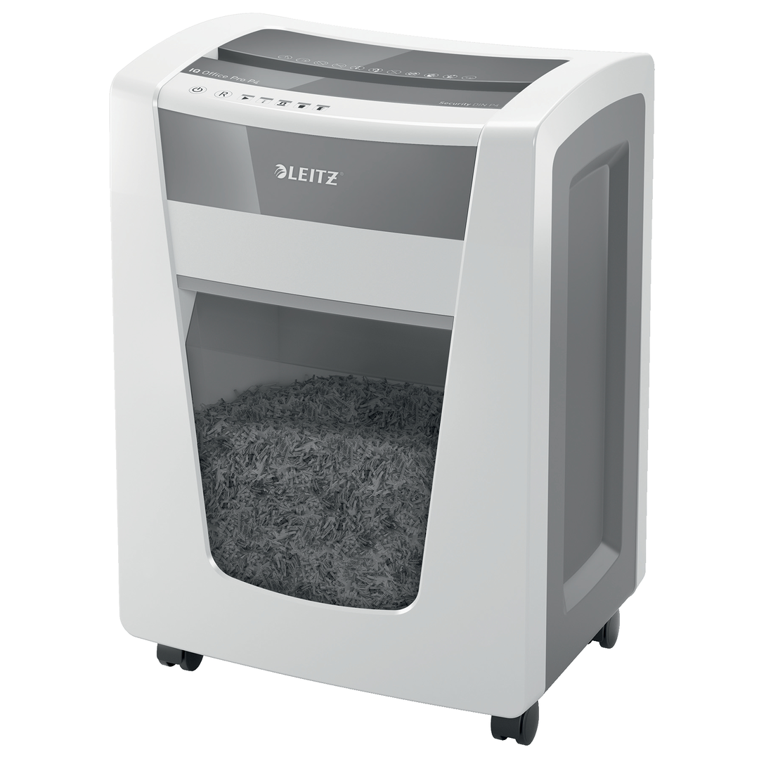 Dokumentförstör. Leitz IQ Office Pro P4