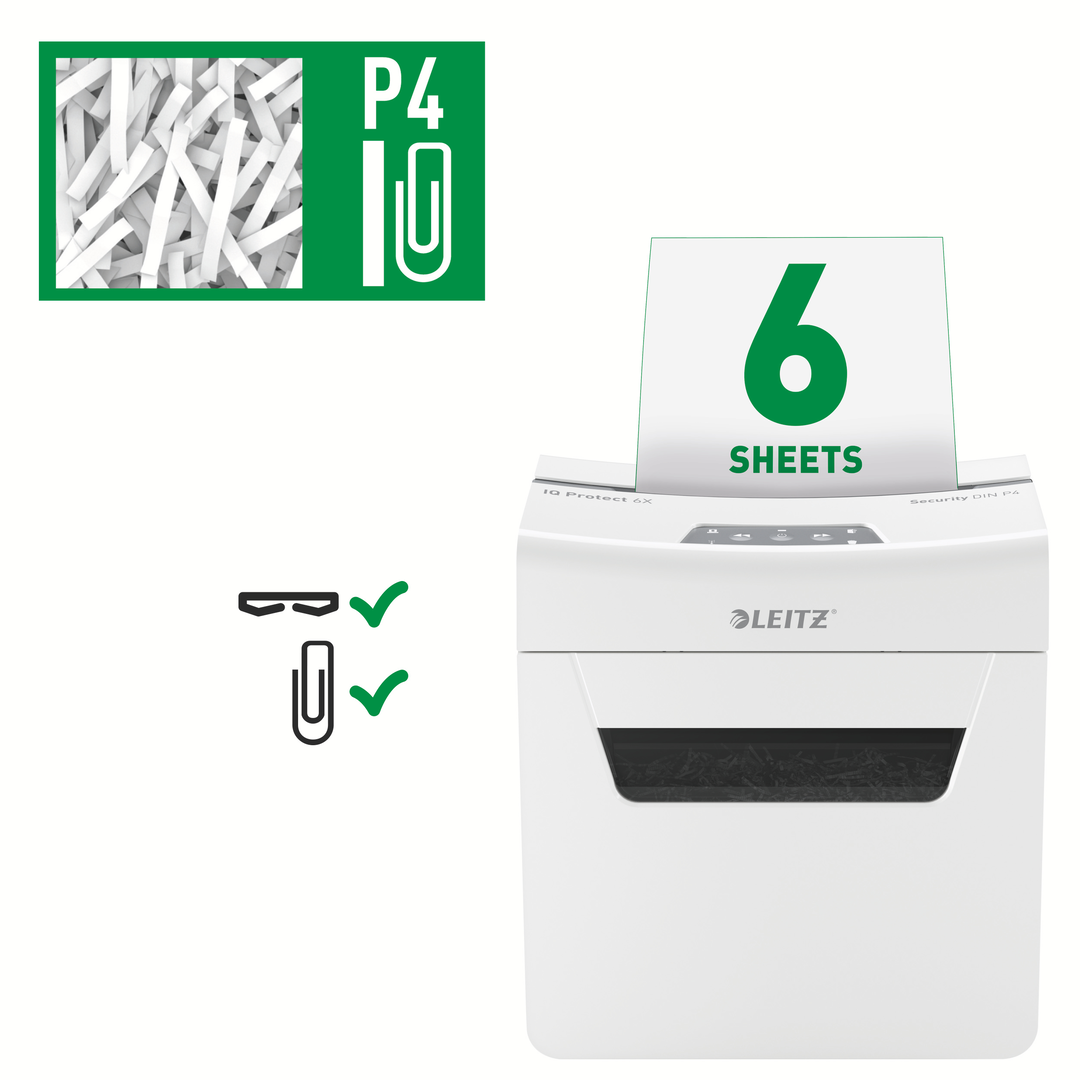 Dokumentförstörare Leitz IQ Protect 6XP4 - Bild 2