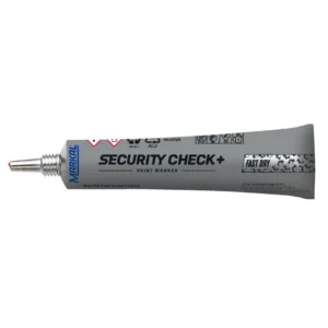 Security Check+ fast dry paint marker red
