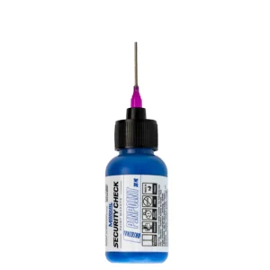 Security Check pinpoint blue