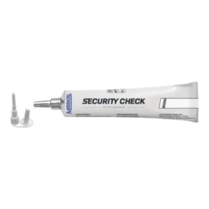 Security Check Paint marker white