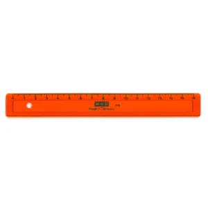 Linjal plast sorterade färger 16cm