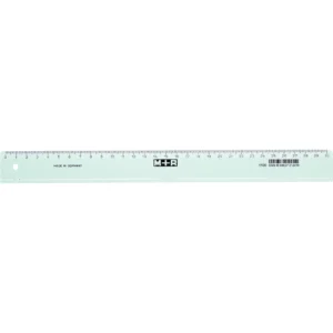 Linjal klar plast M+R 30cm