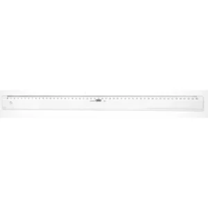 Linjal klar plast M+R 50cm