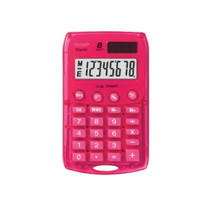Rebell pocket calculator Starlet pink