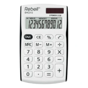REBELL pocket calculator SHC312 black