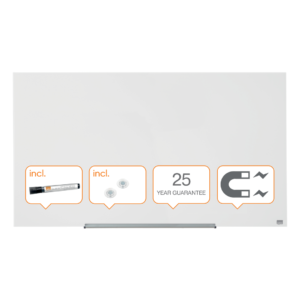 Glastavla Diamond Nobo widescreen 57'' vit
