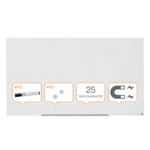 Glastavla Diamond Nobo widescreen 85'' vit