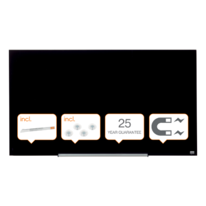 Glastavla Diamond Nobo widescreen 57'' svart